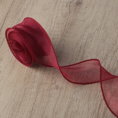 Ruy băng voan 4cm viền sóng cuộn 9 mét ruy băng đuôi cá gói quà buộc nơ hàng đẹp chất lượng giá tốt
