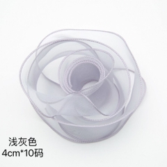 Ruy băng voan 4cm viền sóng cuộn 9 mét ruy băng đuôi cá gói quà buộc nơ hàng đẹp chất lượng giá tốt
