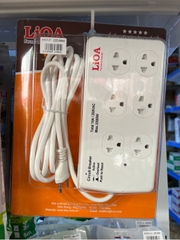 Ổ cắm 2.5m 6 ổ Lioa 6SS2.5-2N