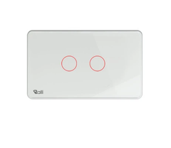 Mặt 2 công tắc cảm ứng chữ nhật CTCU.BLE CN.02T