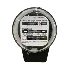 Công tơ điện 1P 2 dây không kiểm định Gelex 10(40) A