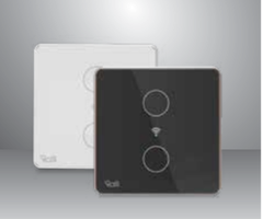 Mặt 2 công tắc cảm ứng Vuông CTCU.BLE V.02T