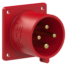 Phích cắm âm dạng thẳng 32A 4P 6H IP67 
