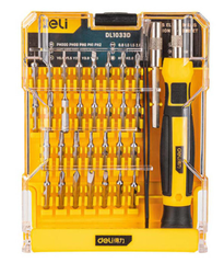 Bộ tua vít 33 món DELI - EDL1033D