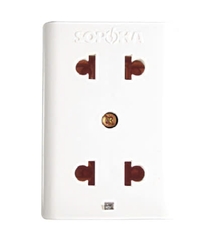 Ổ cắm điện SOPOKA E12 - 2 lỗ