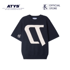 𝐀𝐓𝐘𝐒® 𝐄𝐀𝐑𝐋𝐘 𝐋𝐎𝐆𝐎𝐒 𝐊𝐍𝐈𝐓 𝐂𝐎𝐓𝐓𝐎𝐍 𝐓 - 𝐒𝐇𝐈𝐑𝐓 (Navy)