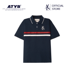 𝐀𝐓𝐘𝐒® 𝟐 - 𝐋𝐈𝐍𝐄 𝐏𝐎𝐋𝐎 𝐒𝐇𝐈𝐑𝐓 (Navy)