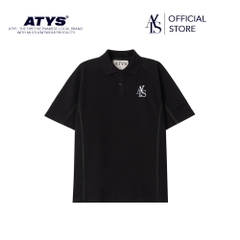 ATYS® EMBROIDERED SIGNATURE POLO SHIRT (Đen)