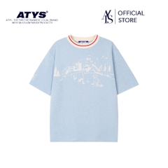 𝐀𝐓𝐘𝐒® 𝐇𝐎𝐌𝐄𝐋𝐀𝐍𝐃 𝐊𝐍𝐈𝐓 𝐂𝐎𝐓𝐓𝐎𝐍 𝐓-𝐒𝐇𝐈𝐑𝐓 (Blue)