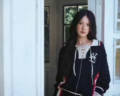 ATYS® AETHER LACE-UP COLLAR PULLOVER
