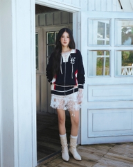 ATYS® AETHER LACE-UP COLLAR PULLOVER