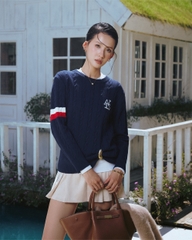 ATYS® TRICOLOR TWIST KNIT SWEATER