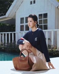 ATYS® TRICOLOR TWIST KNIT SWEATER