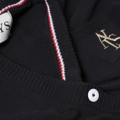 ATYS® TRICOLOR CARDIGAN (Đen)