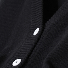 ATYS® TRICOLOR CARDIGAN (Đen)