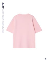 ATYS® MUSTANG KNIT COTTON T-SHIRT (Hồng)