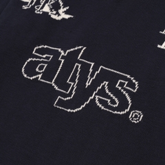 𝐀𝐓𝐘𝐒® 𝐕-𝐍𝐄𝐂𝐊 𝐊𝐍𝐈𝐓 𝐂𝐎𝐓𝐓𝐎𝐍 𝐓-𝐒𝐇𝐈𝐑𝐓 (Navy)