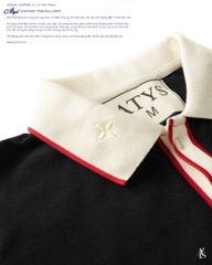 ATYS® CONTRAST TRIM POLO SHIRT (Đen)