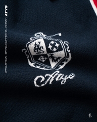 ATYS® CREST ZIPPED KNIT COTTON JACKET