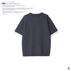 ATYS® GRAFFITI LOGO KNIT COTTON T-SHIRT (Xám)