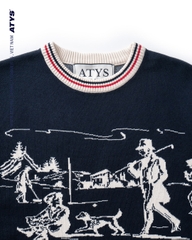 ATYS® HERITAGE CLUB KNIT COTTON T-SHIRT