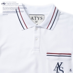 ATYS® TWIN TIPPED POLO SHIRT (Trắng)