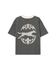 ATYS® SHADOW BACK KNIT HAFT-ZIP POLO