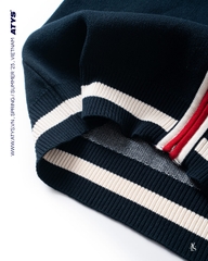 ATYS® CREST ZIPPED KNIT COTTON JACKET