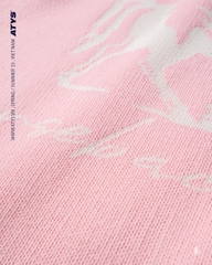 ATYS® MUSTANG KNIT COTTON T-SHIRT (Hồng)