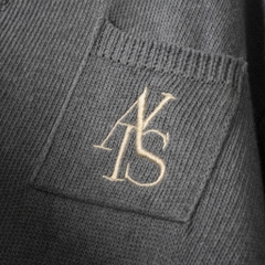 ATYS® TRICOLOR CARDIGAN (Xám)