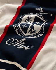 ATYS® GENTLE LEAGUE KNIT ZIP JACKET (Navy)