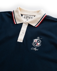 ATYS® CONTRAST SLEEVE CREST POLO