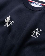 ATYS® NOBLE TRICOLOR KNIT COTTON TEE