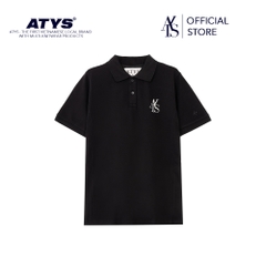 ATYS® EMBROIDERED SIGNATURE POLO SHIRT (Đen)