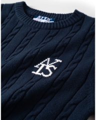 ATYS® TRICOLOR TWIST KNIT SWEATER