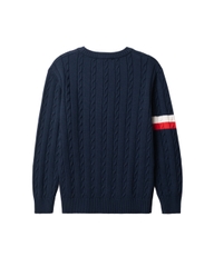ATYS® TRICOLOR TWIST KNIT SWEATER