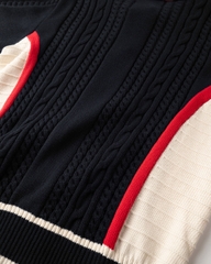 ATYS® AETHER LACE-UP COLLAR PULLOVER