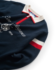 ATYS® TRICOLOR LEGACY POLO KNIT SWEATER