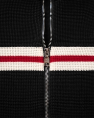 ATYS® WAFFLE KNIT MOCK NECK JACKET