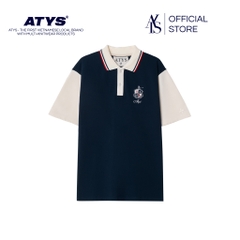 ATYS® CONTRAST SLEEVE CREST POLO
