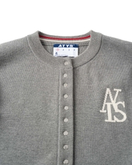 ATYS® TRICOLOR SNAP BUTTON CARDIGAN