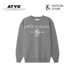 ATYS® HEIRLOOM KNIT SWEATER (Xám)