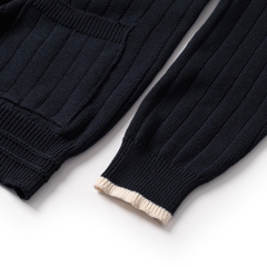 𝐀𝐓𝐘𝐒 𝟐-𝐋𝐈𝐍𝐄 𝐊𝐍𝐈𝐓 𝐂𝐎𝐓𝐓𝐎𝐍 𝐂𝐀𝐑𝐃𝐈𝐆𝐀𝐍 (Navy)