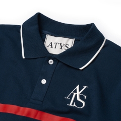 𝐀𝐓𝐘𝐒® 𝟐 - 𝐋𝐈𝐍𝐄 𝐏𝐎𝐋𝐎 𝐒𝐇𝐈𝐑𝐓 (Navy)