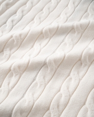 ATYS® HIGH-NECK CABLE ZIP JACKET