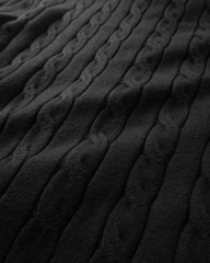 ATYS® HIGH-NECK CABLE ZIP JACKET