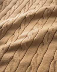 ATYS® HIGH-NECK CABLE ZIP JACKET
