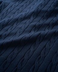 ATYS® HIGH-NECK CABLE ZIP JACKET