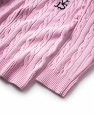 ATYS® HIGH-NECK CABLE ZIP JACKET