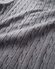 ATYS® HIGH-NECK CABLE ZIP JACKET